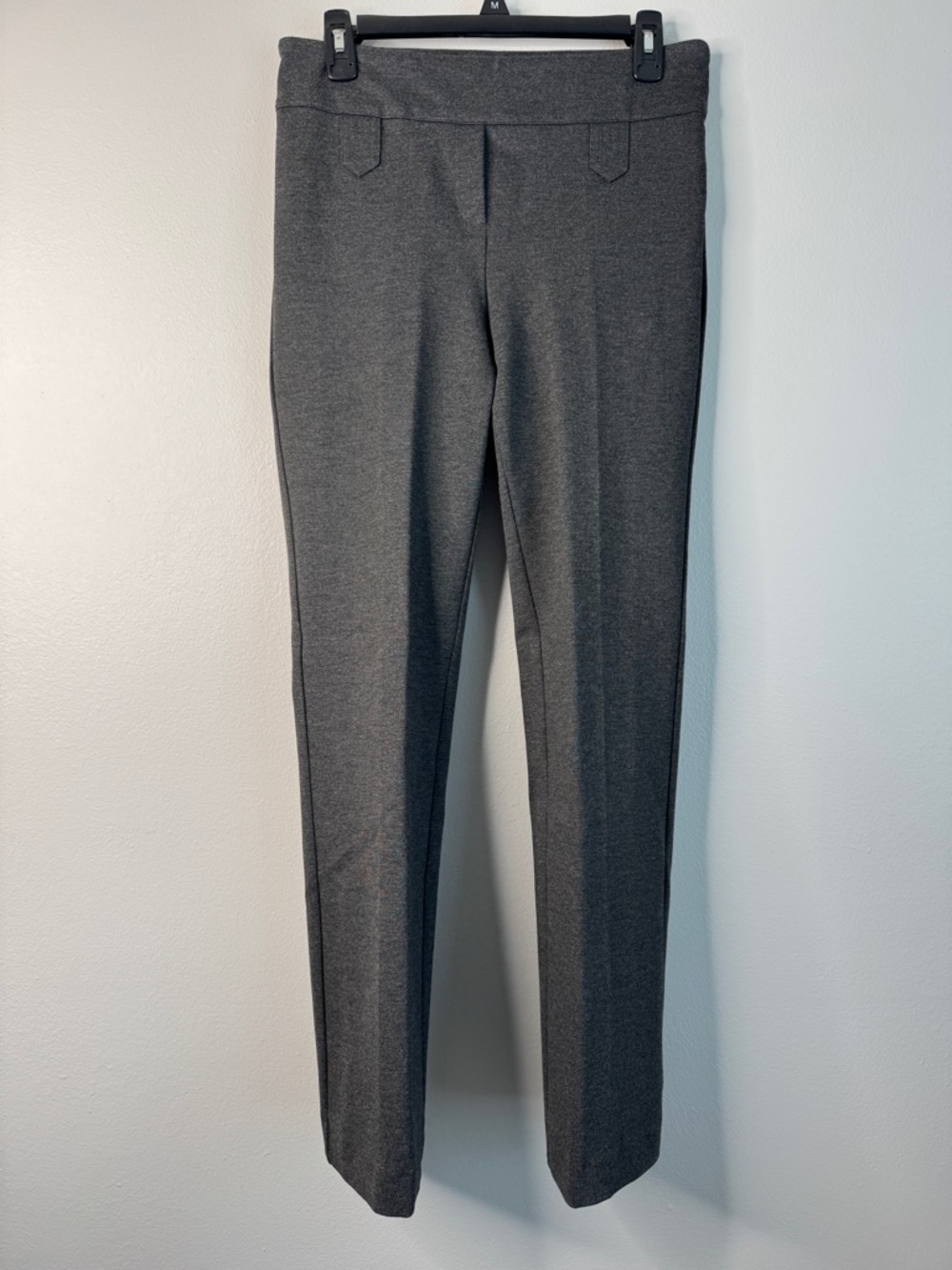 Rekucci Slimming Barely Bootcut Pants Dark Gray Stretch Shaping Tummy Control 6
